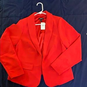 0x red blazer NWT torrid